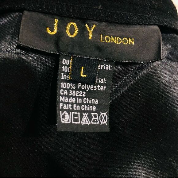 Vintage Joy London Skirt 100% Wool Embroidered Sequins Full Lining - Picture 10 of 11